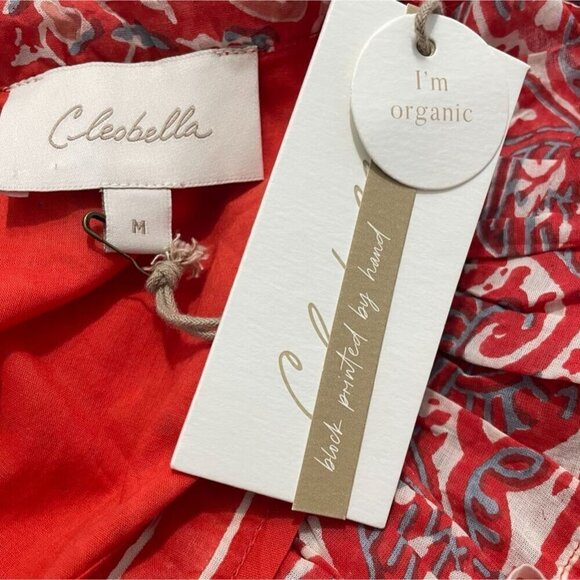 NEW Cleobella Size Medium Dress Wrap Mini Short Blair Tassel Cuff - Picture 15 of 16